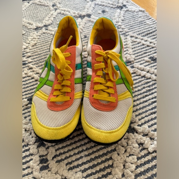 Asics Onitsuka Tiger Ultimate Athletic Running Shoes Women Sz 8.5 Color block - Picture 2 of 8